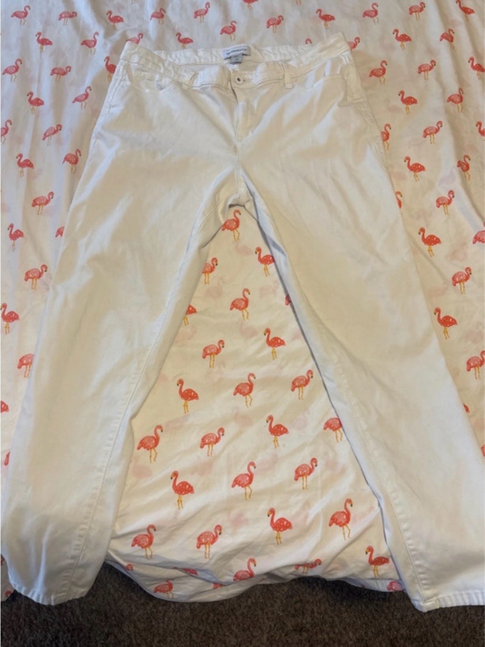 Liz Claiborne White Straight-Leg Women’s Jeans